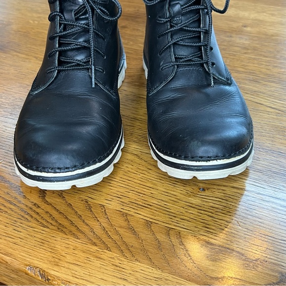 ⭐️ Women’s Timberland Brookton 6 Inch Boots Black Nubuck Leather Boots Size 7.5 - Picture 6 of 13
